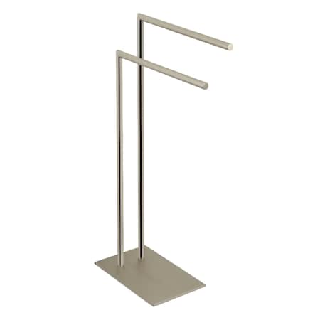 Kingston Brass SCC8328 Edenscape Pedestal Dual Towel Rack, Brushed Nickel SCC8328